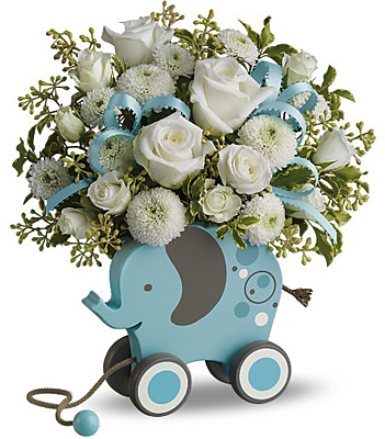 MiGi Baby Elephant by Teleflora - Blue